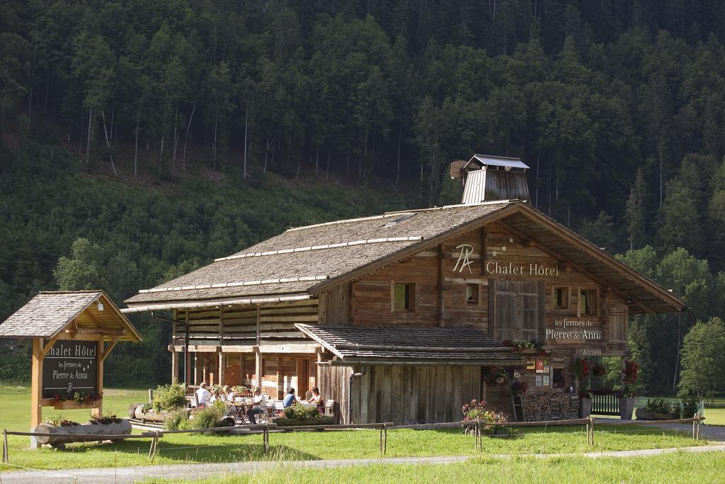 Chalet-Hotel Les Fermes De Pierre & Anna Le Grand-Bornand Exterior photo