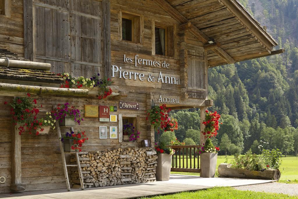 Chalet-Hotel Les Fermes De Pierre & Anna Le Grand-Bornand Exterior photo