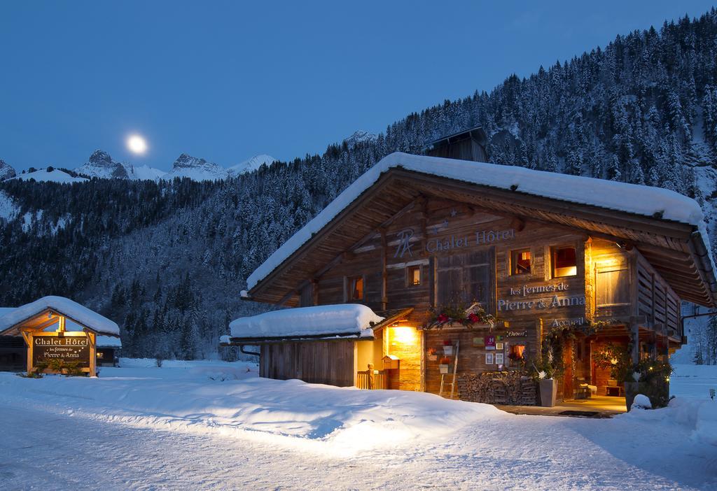 Chalet-Hotel Les Fermes De Pierre & Anna Le Grand-Bornand Exterior photo