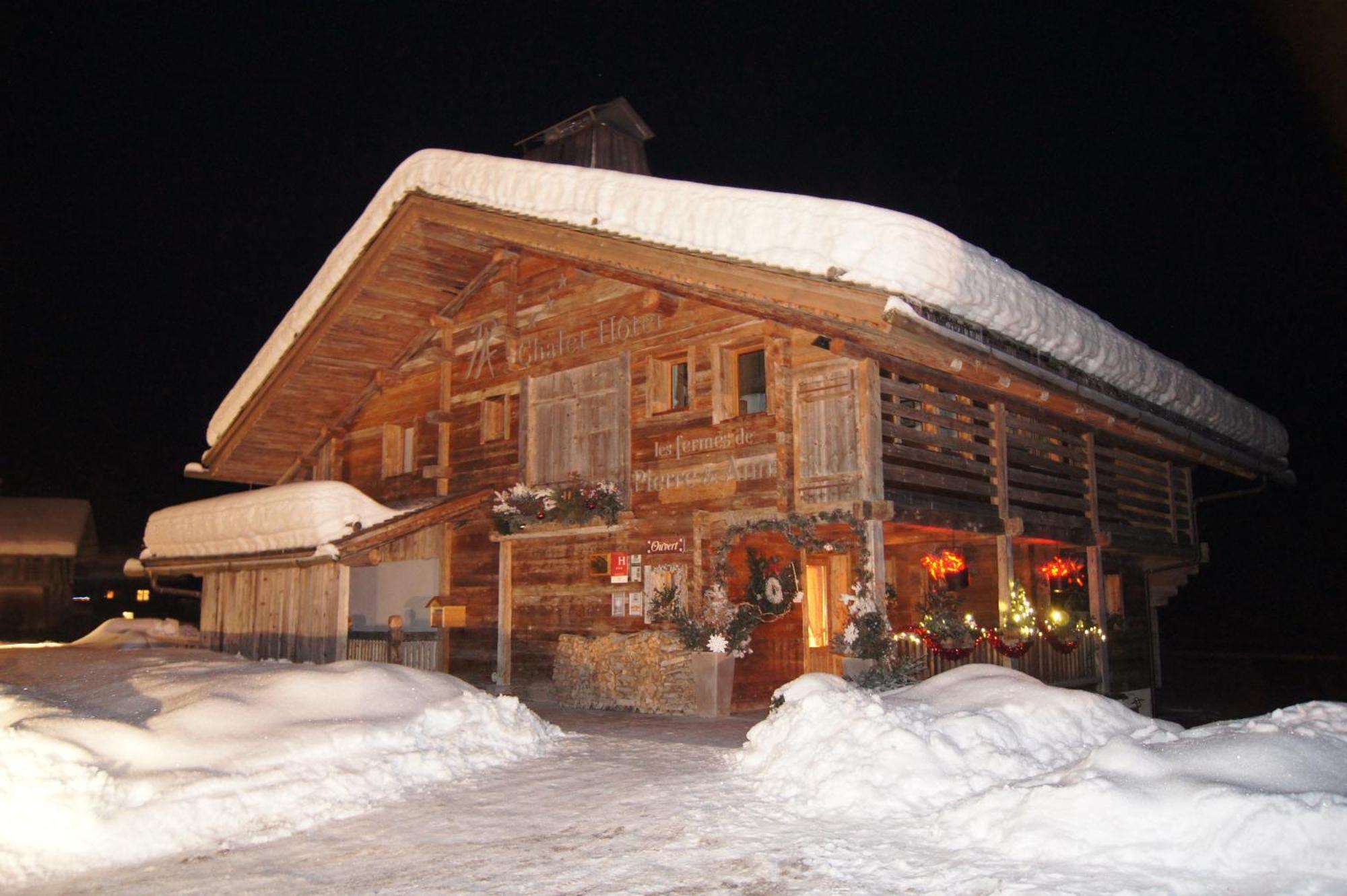 Chalet-Hotel Les Fermes De Pierre & Anna Le Grand-Bornand Exterior photo