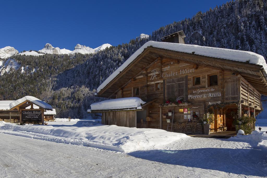 Chalet-Hotel Les Fermes De Pierre & Anna Le Grand-Bornand Exterior photo